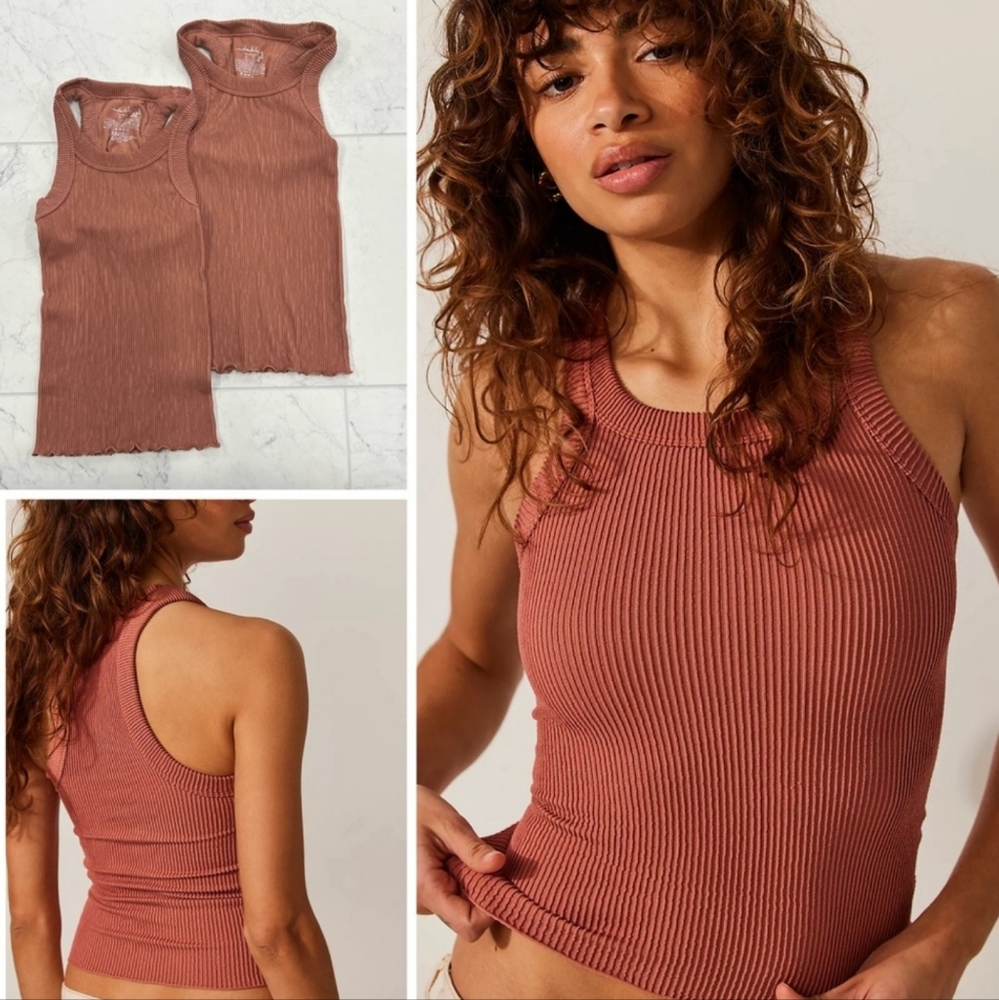 🤎 Free People Ribbed Seamless Tank 🤎